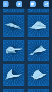 اسکرین شات برنامه Origami Flying Paper Airplanes 4