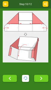 اسکرین شات برنامه Origami Furniture From Paper 7