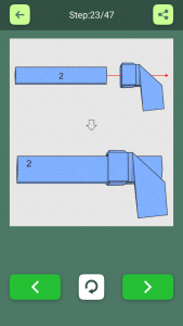 اسکرین شات برنامه Origami Weapons Instructions 7