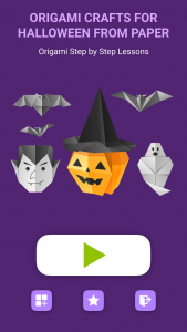 اسکرین شات برنامه Origami Halloween From Paper 2