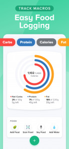 اسکرین شات برنامه Carb Manager–Keto Diet Tracker 2