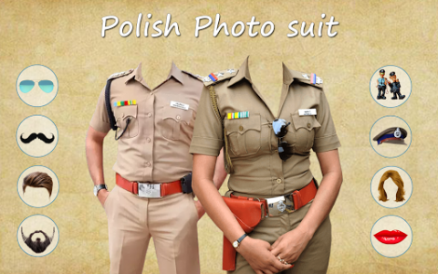 اسکرین شات برنامه Woman Police Photo Suit Editor 1