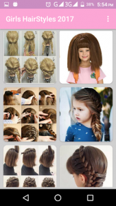 اسکرین شات برنامه Girls Women Hairstyles and Hair Cuts 2018 3