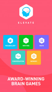 اسکرین شات برنامه Elevate - Brain Training Games 1