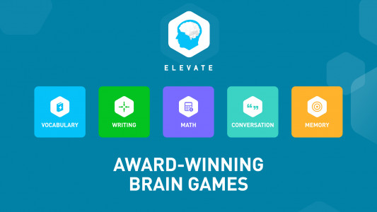 اسکرین شات برنامه Elevate - Brain Training Games 1