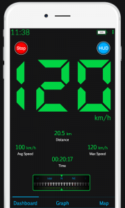 اسکرین شات برنامه GPS Speedometer HUD - Odometer 3