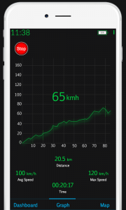 اسکرین شات برنامه GPS Speedometer HUD - Odometer 4