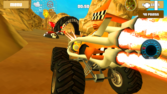 اسکرین شات بازی Cat Race Car Extreme Driving 1