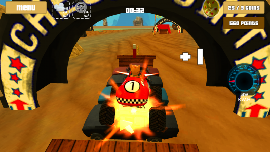 اسکرین شات بازی Cat Race Car Extreme Driving 7