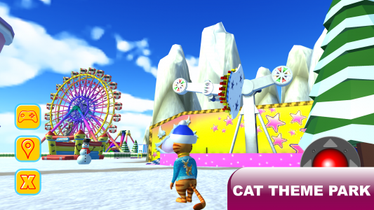 اسکرین شات بازی Cat Theme & Amusement Ice Park 1
