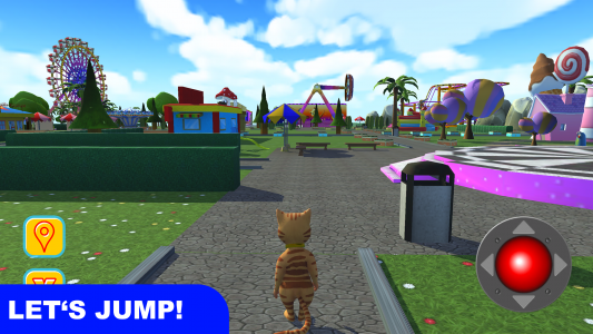 اسکرین شات برنامه Cat Theme & Amusement Park Fun 8