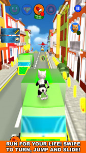 اسکرین شات بازی Super Hero Cat Run 1
