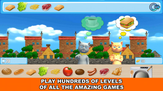 اسکرین شات برنامه Talking Baby Cat Max Pet Games 8