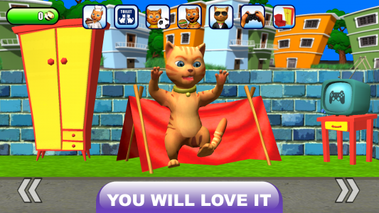 اسکرین شات بازی Talking Cat Leo: Virtual Pet 2