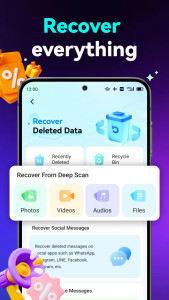اسکرین شات 2 برنامه Dr.Fone: Photo & Data Recovery