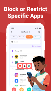 اسکرین شات 2 برنامه Parental Control App- FamiSafe