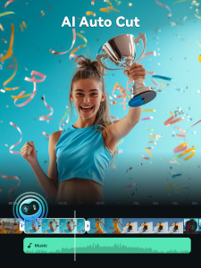 اسکرین شات 4 برنامه FilmoraHD - AI Video Creator