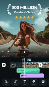 اسکرین شات برنامه Filmora：AI Video Editor, Maker 1