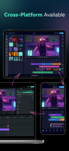 اسکرین شات برنامه Filmora：AI Video Editor, Maker 8