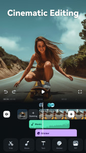 اسکرین شات برنامه Filmora：AI Video Editor, Maker 1