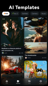 اسکرین شات 3 برنامه Filmora: AI Video Editor&Maker