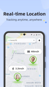 اسکرین شات 1 برنامه Geonection: Live GPS Tracker
