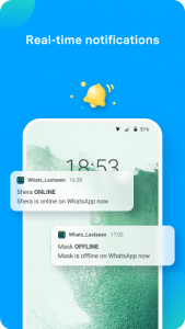 اسکرین شات برنامه WaLastseen：WhatsApp Tracker 3