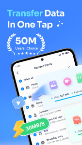 اسکرین شات 1 برنامه Data Transfer - MobileTrans
