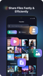 اسکرین شات 1 برنامه Transmore – File Transfer