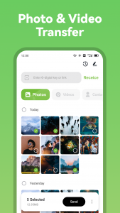 اسکرین شات 1 برنامه Transmore – File Transfer