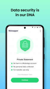 اسکرین شات برنامه Mutsapper - Chat App Transfer 7