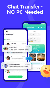 اسکرین شات 1 برنامه Mutsapper - Chat App Transfer
