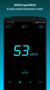 اسکرین شات برنامه Speedometer GPS HUD 3