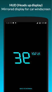 اسکرین شات برنامه Speedometer GPS HUD 2