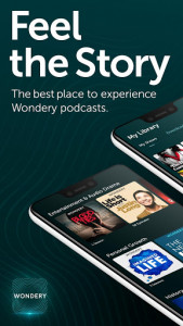 اسکرین شات برنامه Wondery - Premium Podcast App, Immersive Stories 1
