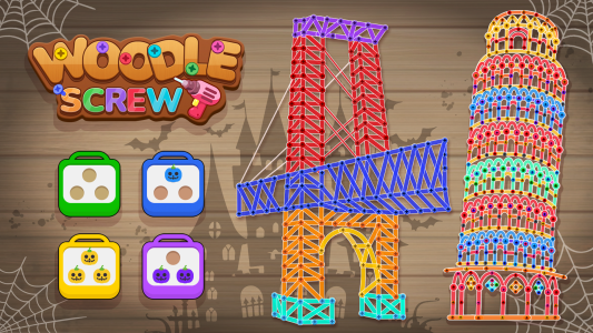 اسکرین شات 8 بازی Woodle Screw Jam: Nuts & Bolts