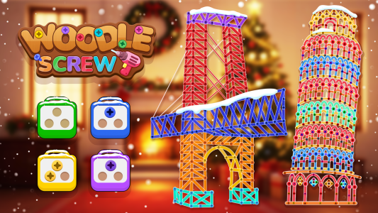 اسکرین شات 8 بازی Woodle Screw Jam: Nuts & Bolts