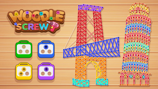 اسکرین شات 8 بازی Woodle Screw: Bank Day Chill