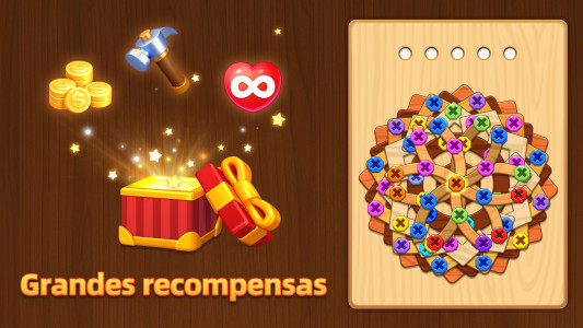 اسکرین شات 6 بازی Wood Screw Puzzle - Bolts Sort