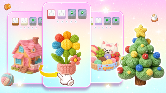 اسکرین شات 6 بازی Wool Puzzle: Yarn Sort Unravel