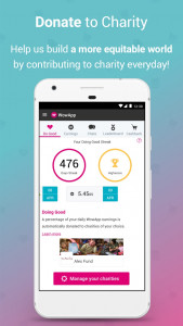 اسکرین شات 4 برنامه WowApp - Earn. Share. Do Good