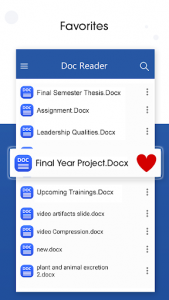 اسکرین شات برنامه Doc Reader: Doc Viewer, Docx Editor App 5