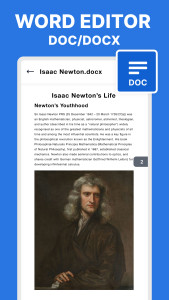 اسکرین شات 2 برنامه Document Reader & Viewer