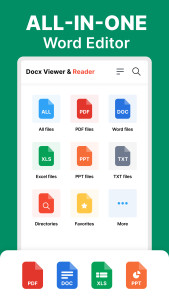 اسکرین شات 1 برنامه Document Reader & Viewer