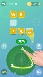 اسکرین شات بازی Word Flower - Connect Cross Word Game 1
