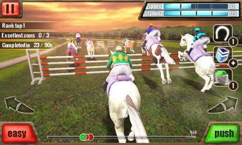 اسکرین شات بازی Horse Racing 3D 1