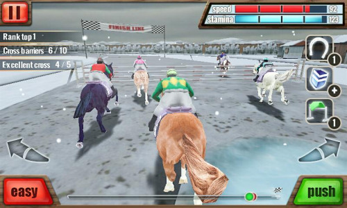 اسکرین شات بازی Horse Racing 3D 3