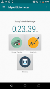 اسکرین شات برنامه MyAddictometer - Mobile addiction tracker 1