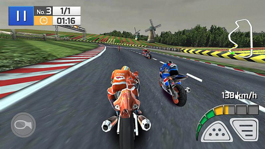 اسکرین شات بازی Real Bike Racing 1
