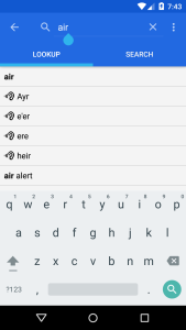 اسکرین شات 2 برنامه Dictionary - WordWeb